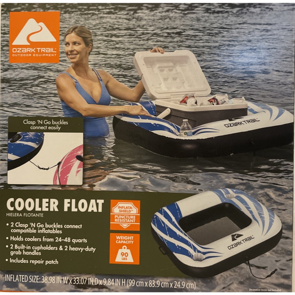 Ozark Trail Outdoor Equipment Inflatable Cooler Float (39" x 33" x 10") ''NEW'' - Picture 1 of 5